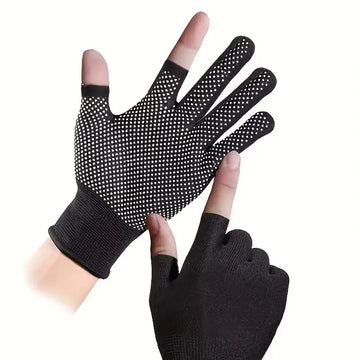 Resistant & Anti Slip! Fishing Gloves