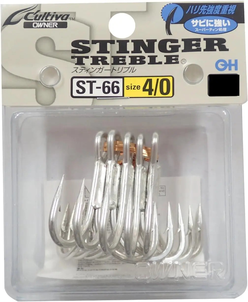 Owner C'ultiva. Stinger Treble, St-46. Size #6. 8pcs