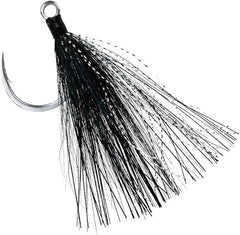 BKK-LONEDIABLO BUCKTAIL TEASER HOOK - 2/0 / Black