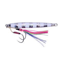 Sasan Spark Slim Jigs 60G - #1 Silver White Strip / 60G