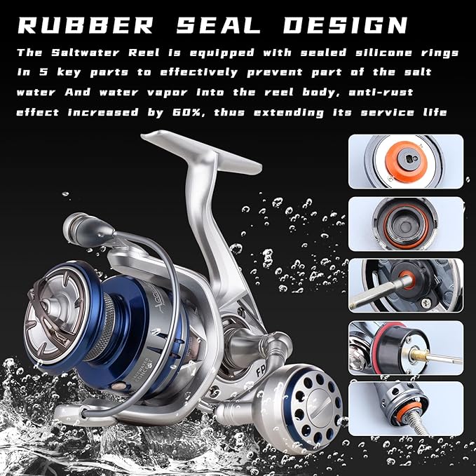 accuretta fishing reel 3000 Spinning All-Rounder, Strong Drag System Micks Tackle Reels by Accuretta. ACCURETTA Carbo PRO Spinning Reel