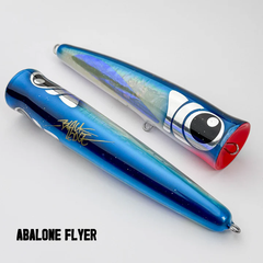 Black ledge Flare Popper 95g - 95G / Abalone Flyer