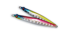 SAMURAI SPARROW JIGS 80G - Blue Head Lemon Zebra & Blue Head Pink Zebra SP803 / 80 G