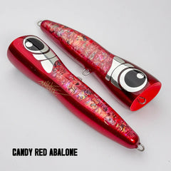 Black ledge VLF Popper 160g - 160G / Candy Red Abalone
