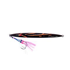 Thrill Seeker Deep Drop Jigs - 200G / Orange Lines in Black