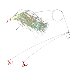 Barborrossa DT Double Trouble Single Strand (Pack of 2) - DT Feather / Silver / L