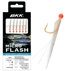 BKK MicroFlash Flash Sabiki - 11 / Natural Fish Skin