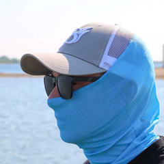 Bob Marlin Face Shield - Face Shield BM Light Blue