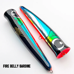 Black ledge Flare Popper 130g - 130G / Firebelly Sardine