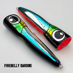 Black ledge VLF Popper 130G - 130G / Firebelly Sardine