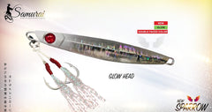 SAMURAI SPARROW JIGS 150G - Glow Head / 150 G