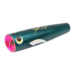 Craft Bait GT 2 Popper - 130G / Green Black Mesh dot