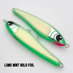 Black ledge Fast Sink Peanut (FSP) 99g - 99G / Lumo Mint Holo Foil