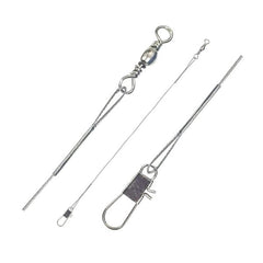 Linx Nylon Coated Wire Leaders 10PCS - 20Lb / Silver