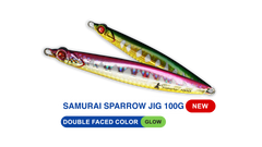SAMURAI SPARROW JIGS 100G - Lemon Zebra Back Pink Zebra / 100 G