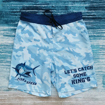 Fish2Spear Fishing Shorts - Let's Catch Some Kings