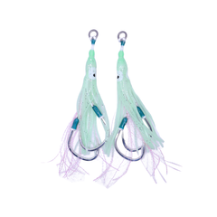 Thrill Seeker Titan Twin Assist hooks - 1/0 / Green
