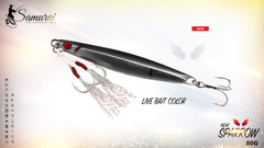 SAMURAI SPARROW JIGS 80G - Live Bait Color / 80 G