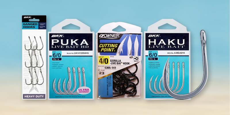LIVE BAIT HOOKS