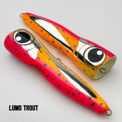 Black ledge VLF Popper 130G - 130G / Lumo Trout