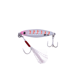 Jigman Super Jig Ebes NEW 2025 - 10G / Orange Line on White Pink Shade Head