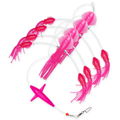 Squid Splashing Daisy Chain Teaser Lures - Pink