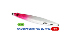 SAMURAI SPARROW JIGS 80G - Pink Head Glow SP807 / 80 G