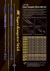 JM Super Gangster Stick solid jigging Rod