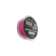 Sobek Braided Line X16 Casting - 1.0 19lb / 200M Pink