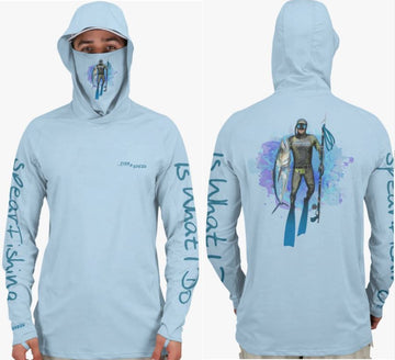 Fish2Spear Performance Hoodies with Mask - Speared King Fish