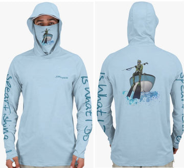 Fish2Spear Performance Hoodies with Mask - Spearo on Deck