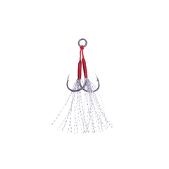 Thrill Seeker Assist Hook For Metal Jigs (10 Pieces In 1 Packet) - White / 15