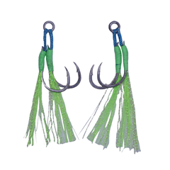 Tafu Assist Hook Light Jigging - 14 / Green