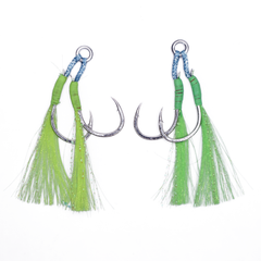Tafu Assist Hook Light Jigging - 14 / Mix Yellow Green