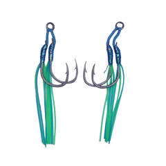Tafu Assist Hook Light Jigging - 17 / MixGreen