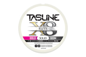 Tasline Elite Solid Braid White