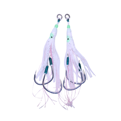 Thrill Seeker Titan Twin Assist hooks - 1/0 / White