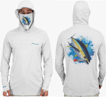 Fish2Spear Performance Hoodies with Mask - YFT Tuna