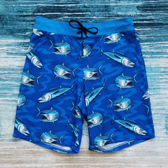 Fish2Spear Fishing Shorts - Kingfish - S / Navy