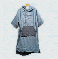 Fish2Spear Poncho Towel - Turquoise / M
