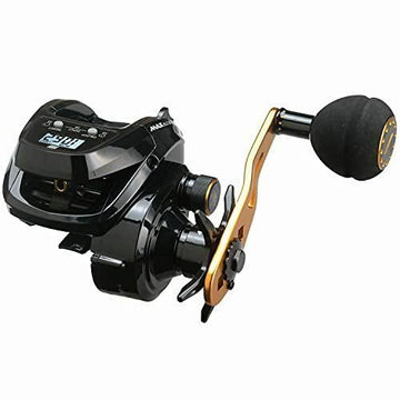 Abu Garcia MAX DLC Reel with counter, left hand winding, high gear
