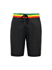 Bob Marlin Board Shorts - 30 / Black Rasta