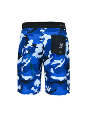 Bob Marlin Board Shorts - 44 / Camo Blue