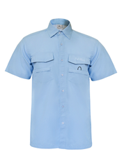 Bob Marlin Button Up Shirt - M / Blue