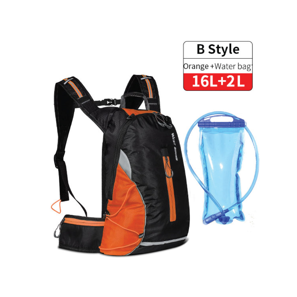 Fishon Back Bag For Outdoor Activities with water Bag 16L+2L