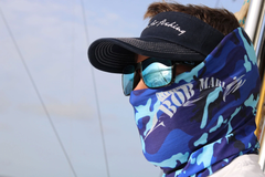 Bob Marlin Face Shield - Camo Blue