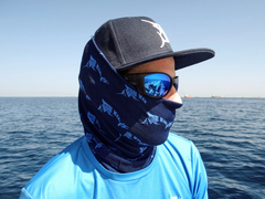Bob Marlin Face Shield - Blue Logo