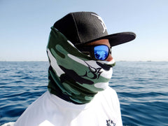 Bob Marlin Face Shield - Camo Green