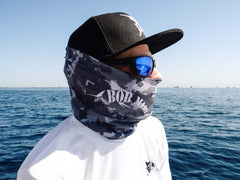 Bob Marlin Face Shield - Grey Camo