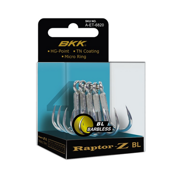 BKK Raptor-Z BL  BARBLESS HOOKS